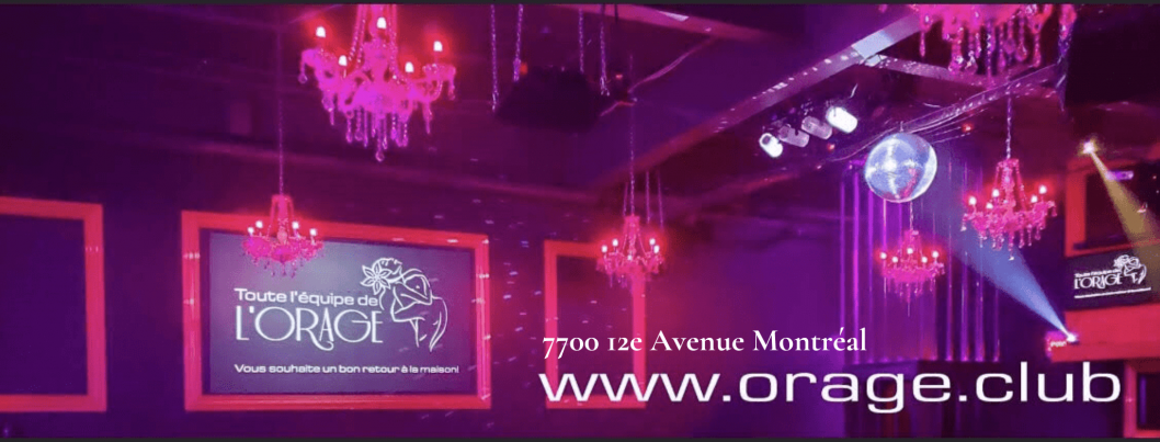 Club L'Orage - Club libertin partenaire à Montréal